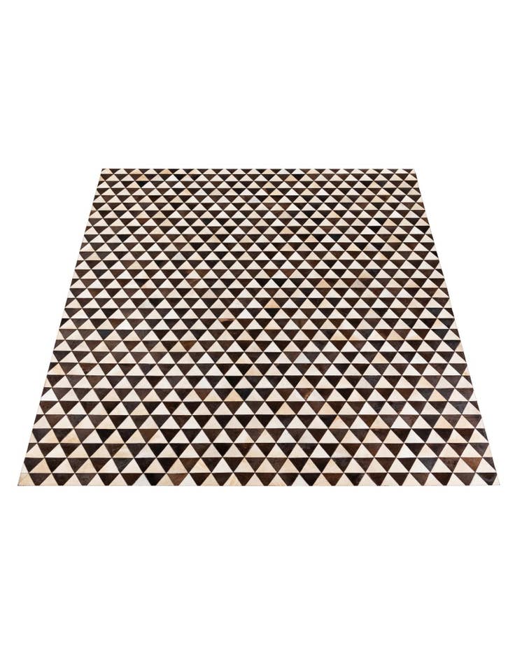 Detail image of 8' 1 x 10' 1 Cowhide Stocks Rug