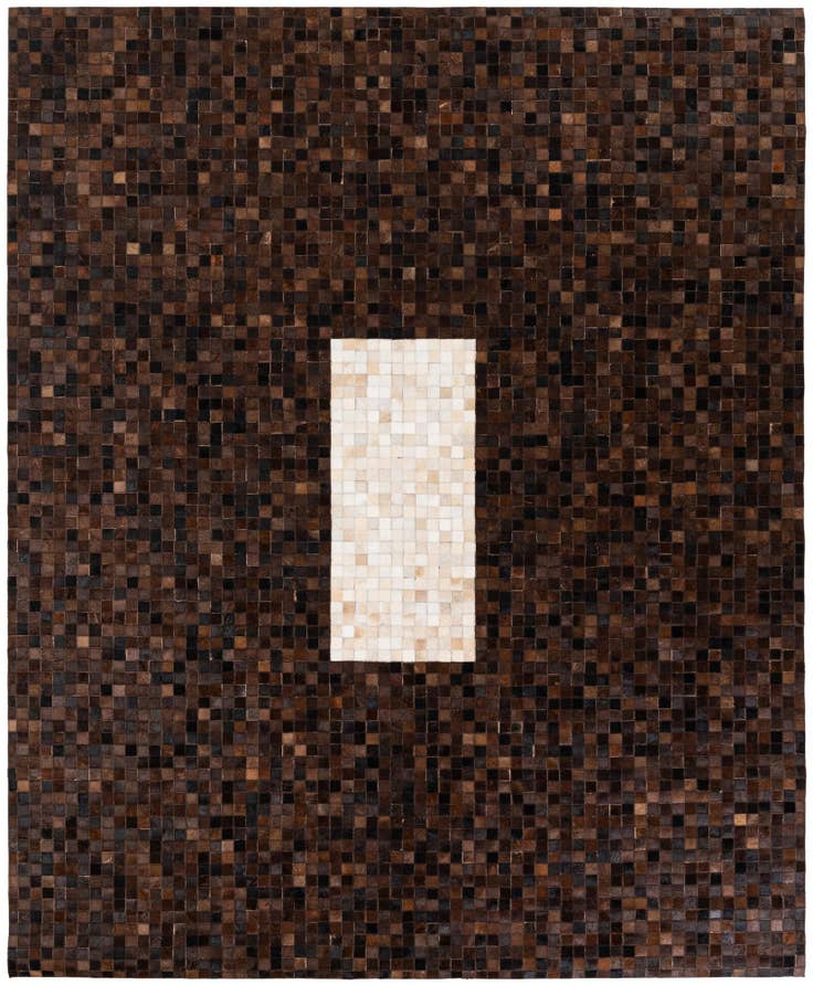 Detail image of 8' 2 x 10' Cowhide Stocks Rug