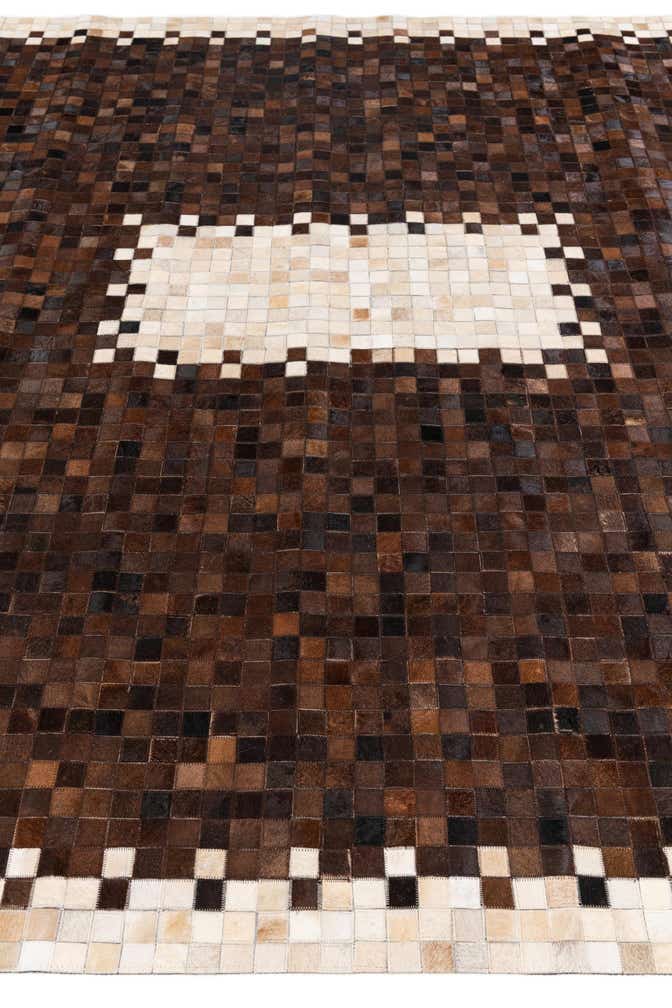 8' x 9' 9 Cowhide Stocks Rug