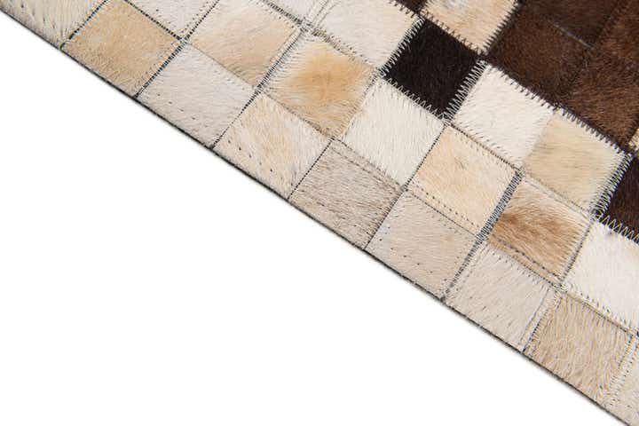 8' x 9' 9 Cowhide Stocks Rug