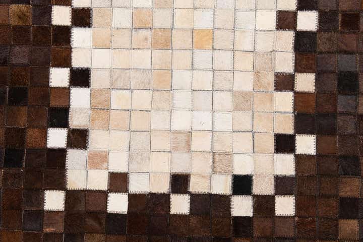 8' x 9' 9 Cowhide Stocks Rug