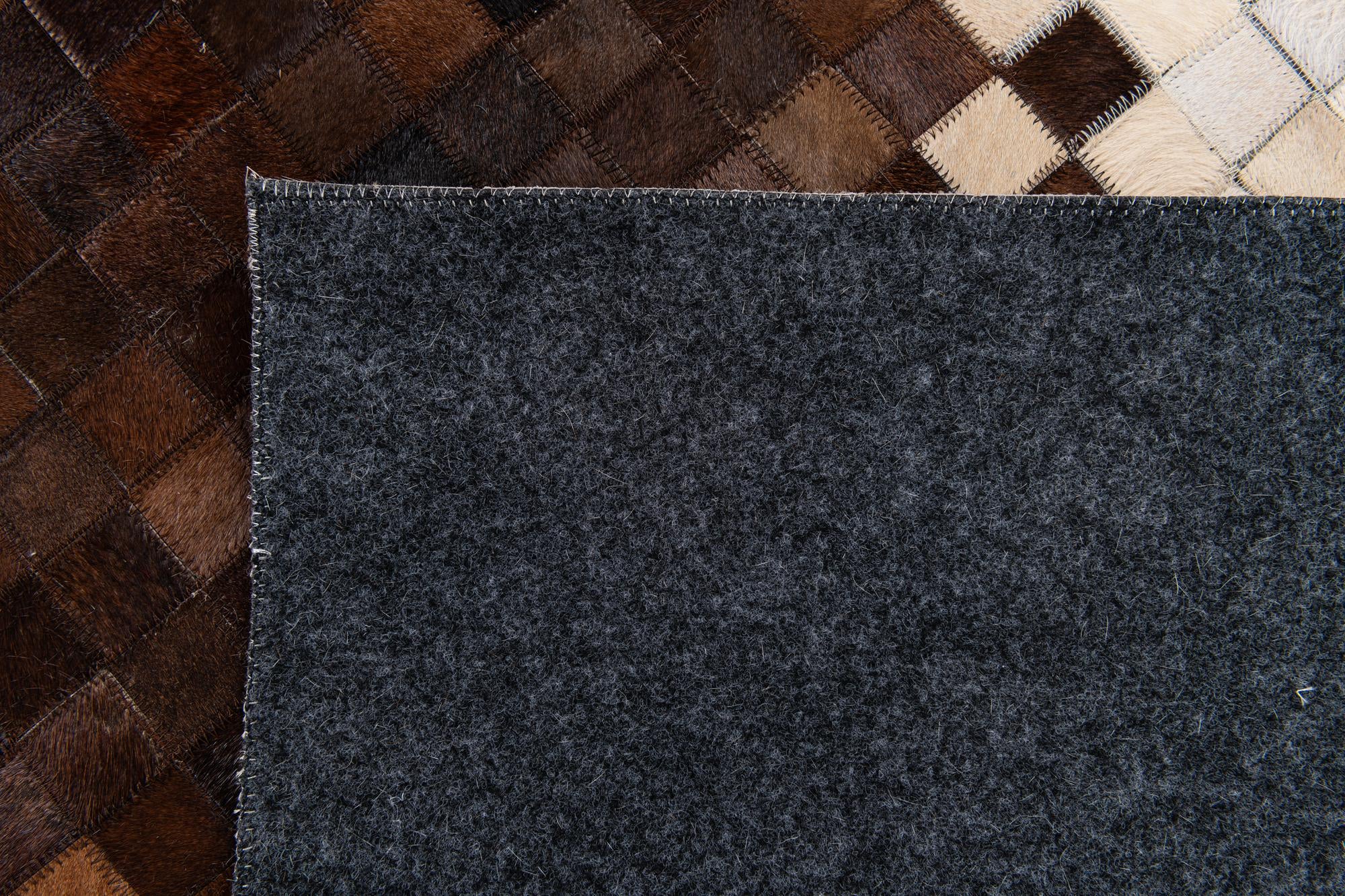 8' x 9' 9 Cowhide Stocks Rug