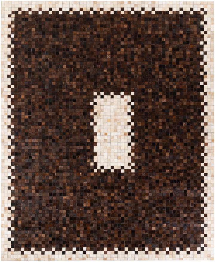 8' x 9' 9 Cowhide Stocks Rug