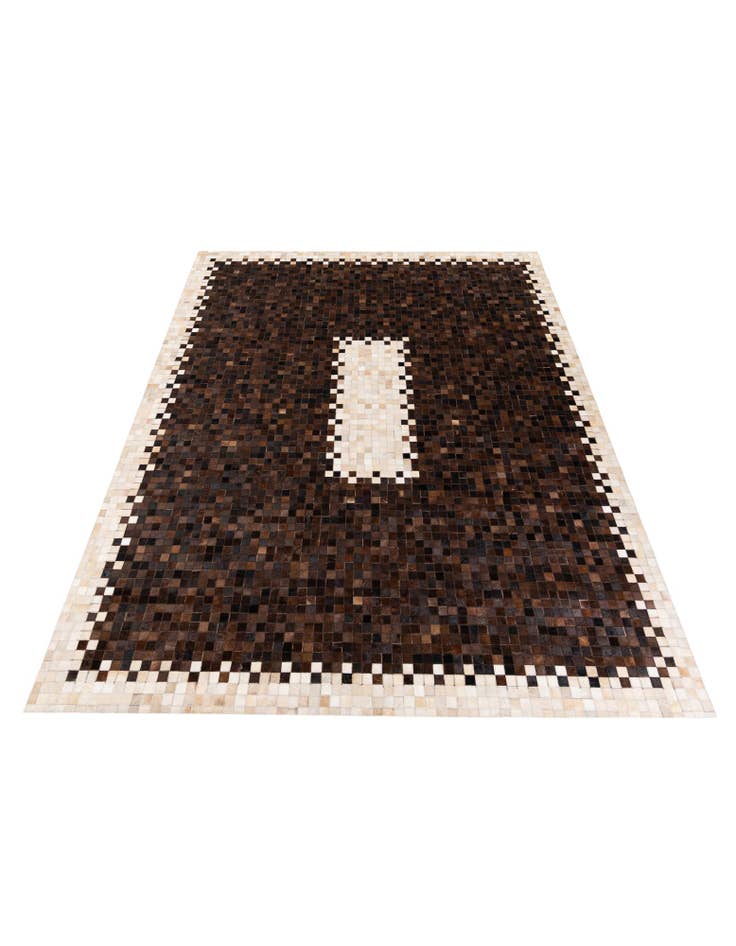 Detail image of 8' x 10' Cowhide Stocks Rug