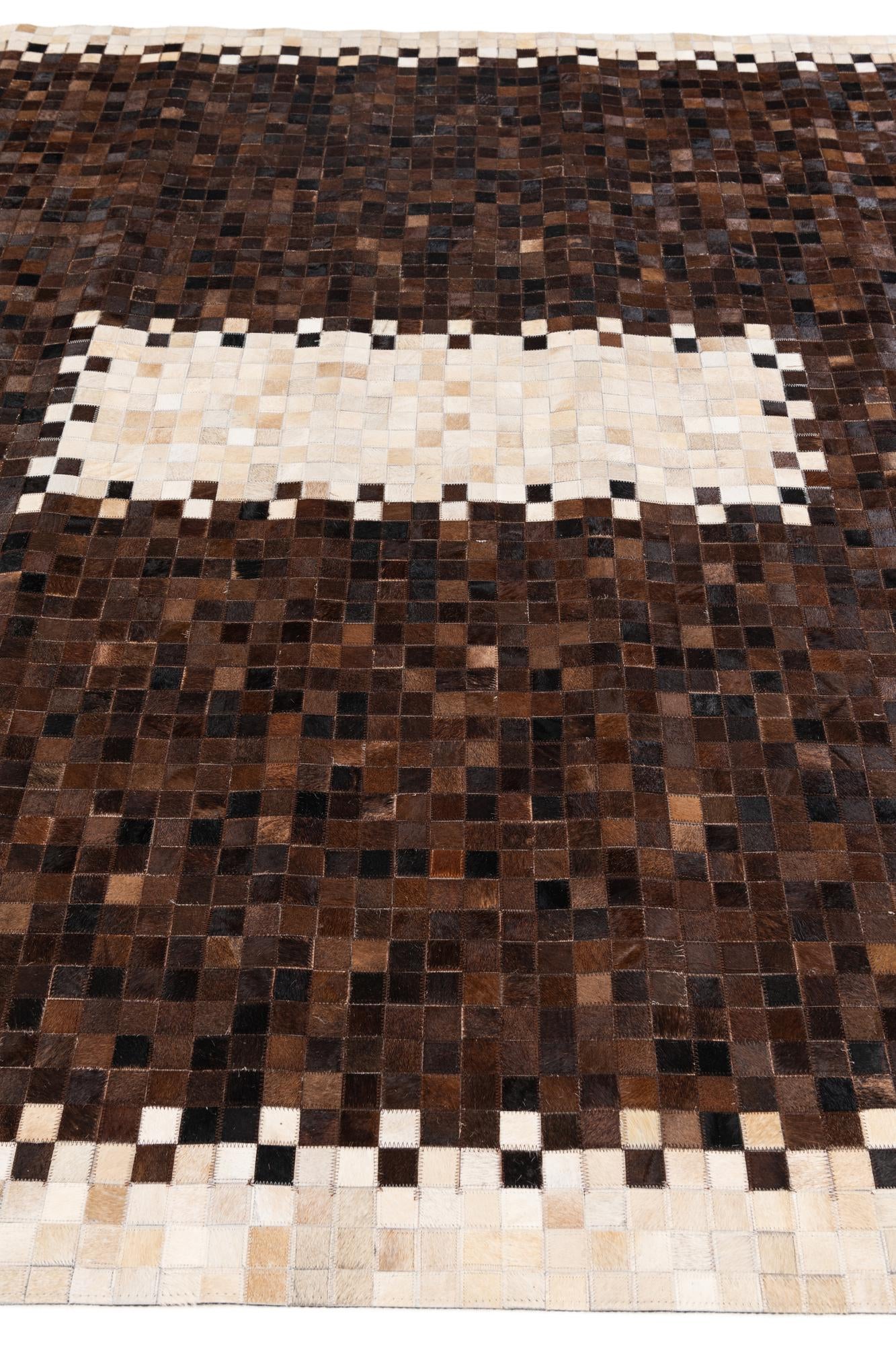 8' x 10' Cowhide Stocks Rug