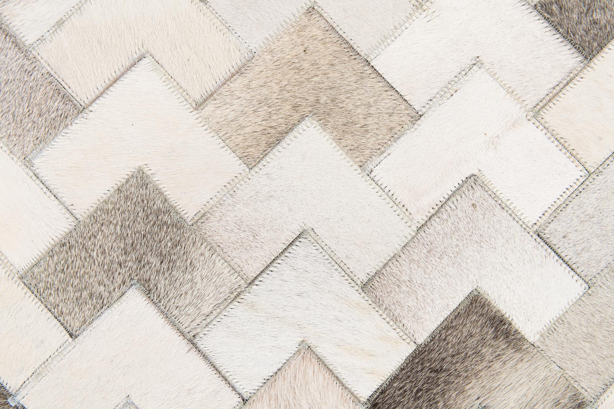 6' x 8' 11 Cowhide Stocks Rug