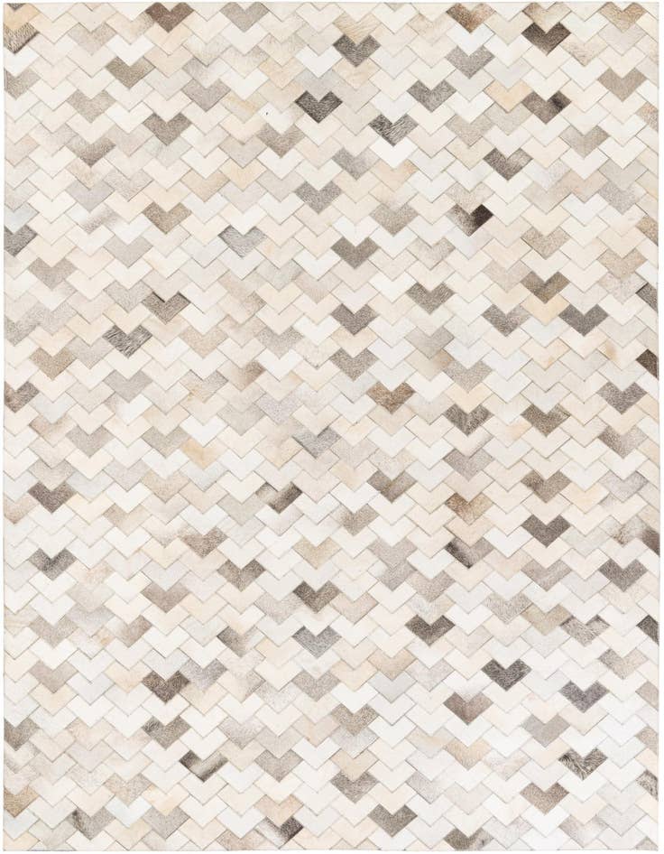 Detail image of 6' x 8' 11 Cowhide Stocks Rug