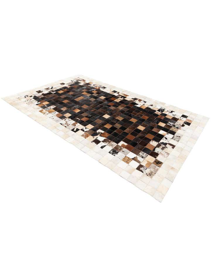 5' x 7' 11 Cowhide Stocks Rug
