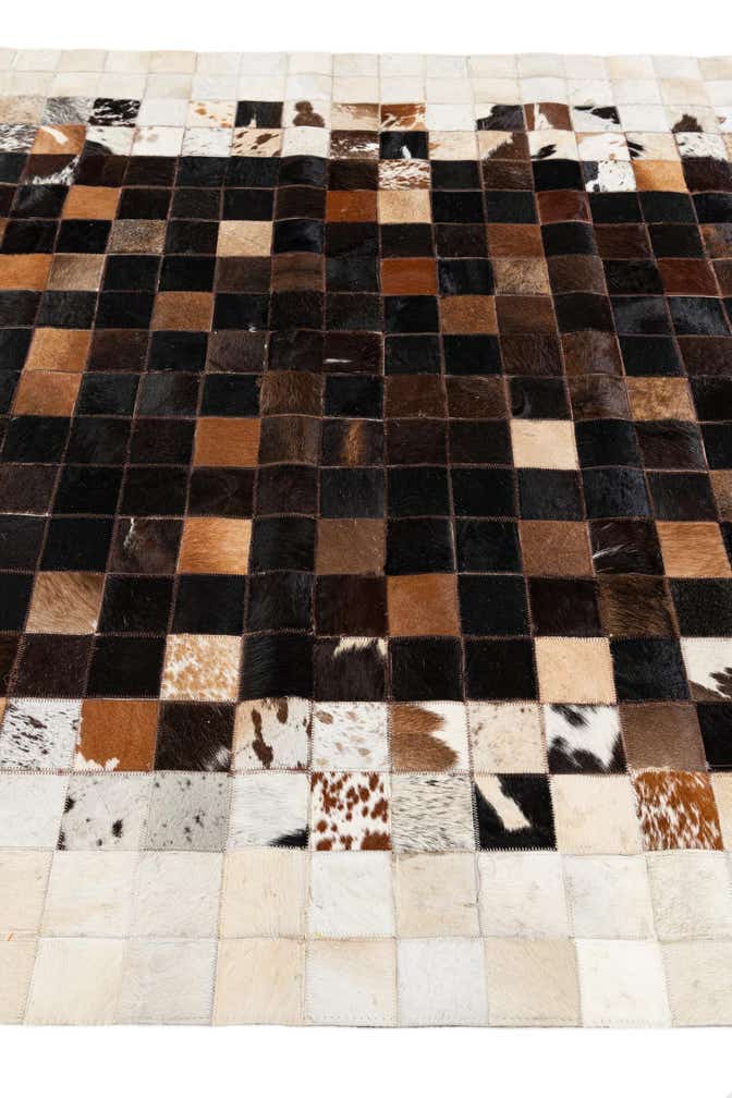 5' x 7' 11 Cowhide Stocks Rug