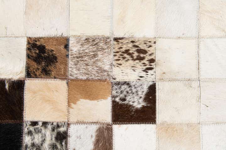 5' x 7' 11 Cowhide Stocks Rug
