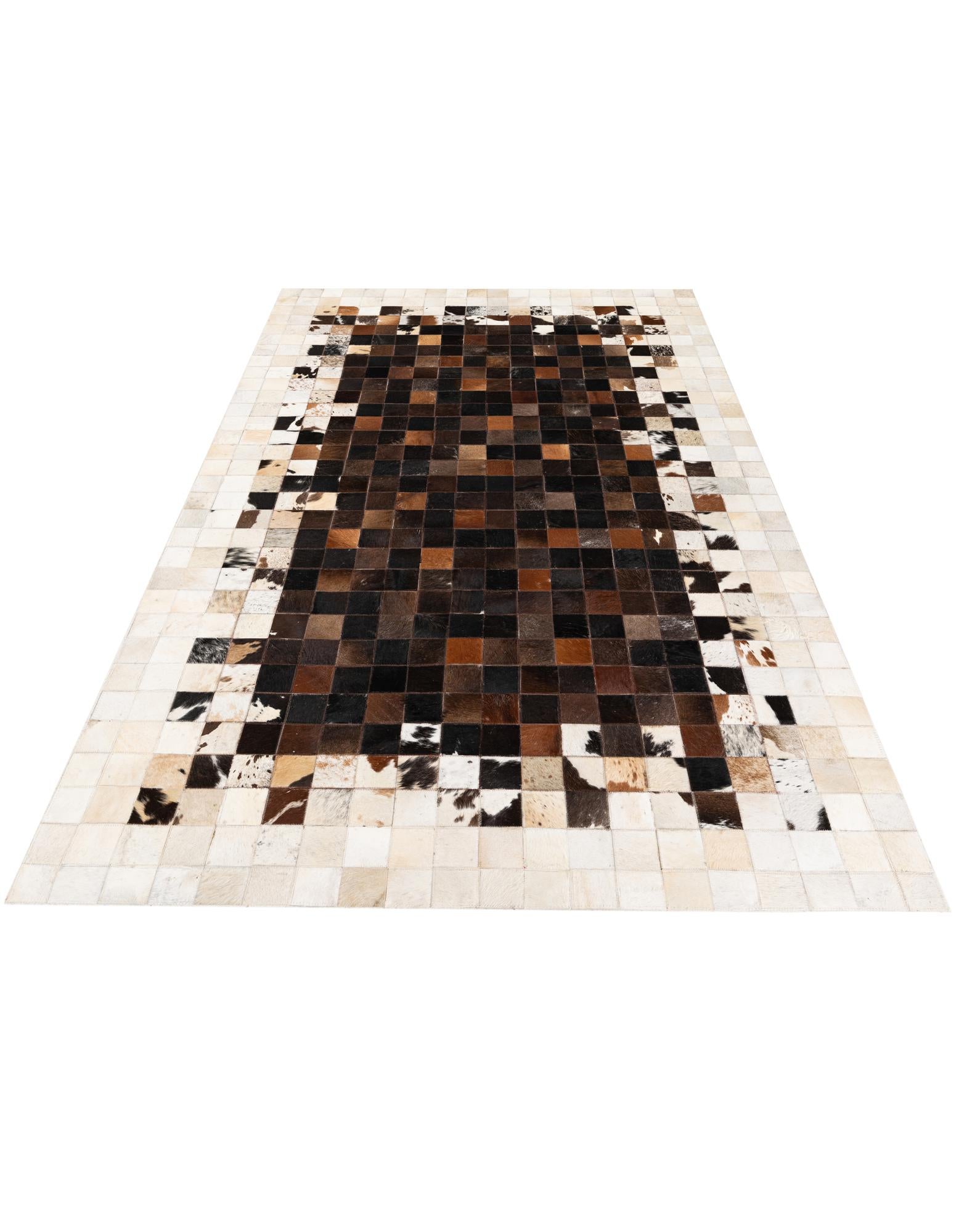 5' x 7' 11 Cowhide Stocks Rug