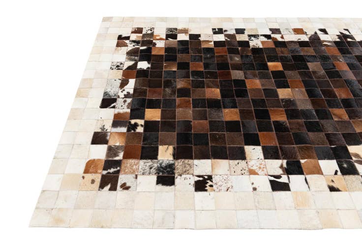 Detailansicht von 150cm x 240cm Cowhide Stocks Teppich