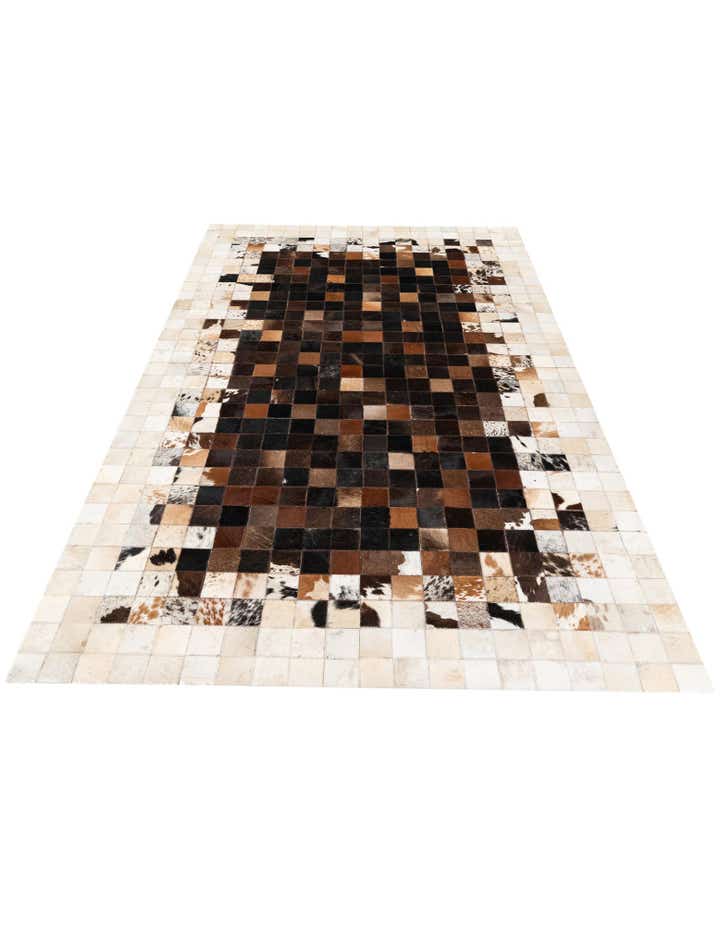 5' x 8' Cowhide Stocks Rug