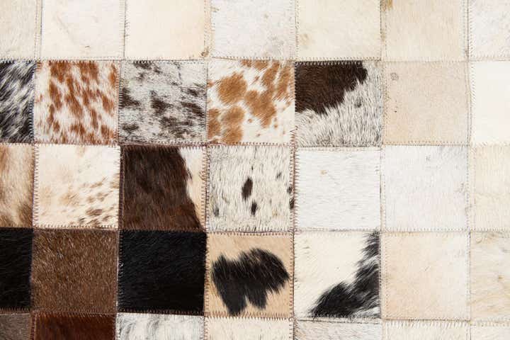 5' x 8' Cowhide Stocks Rug