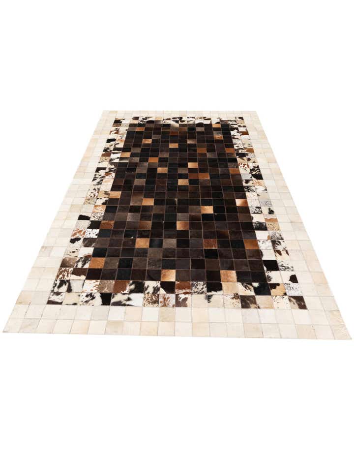 5' x 8' Cowhide Stocks Rug