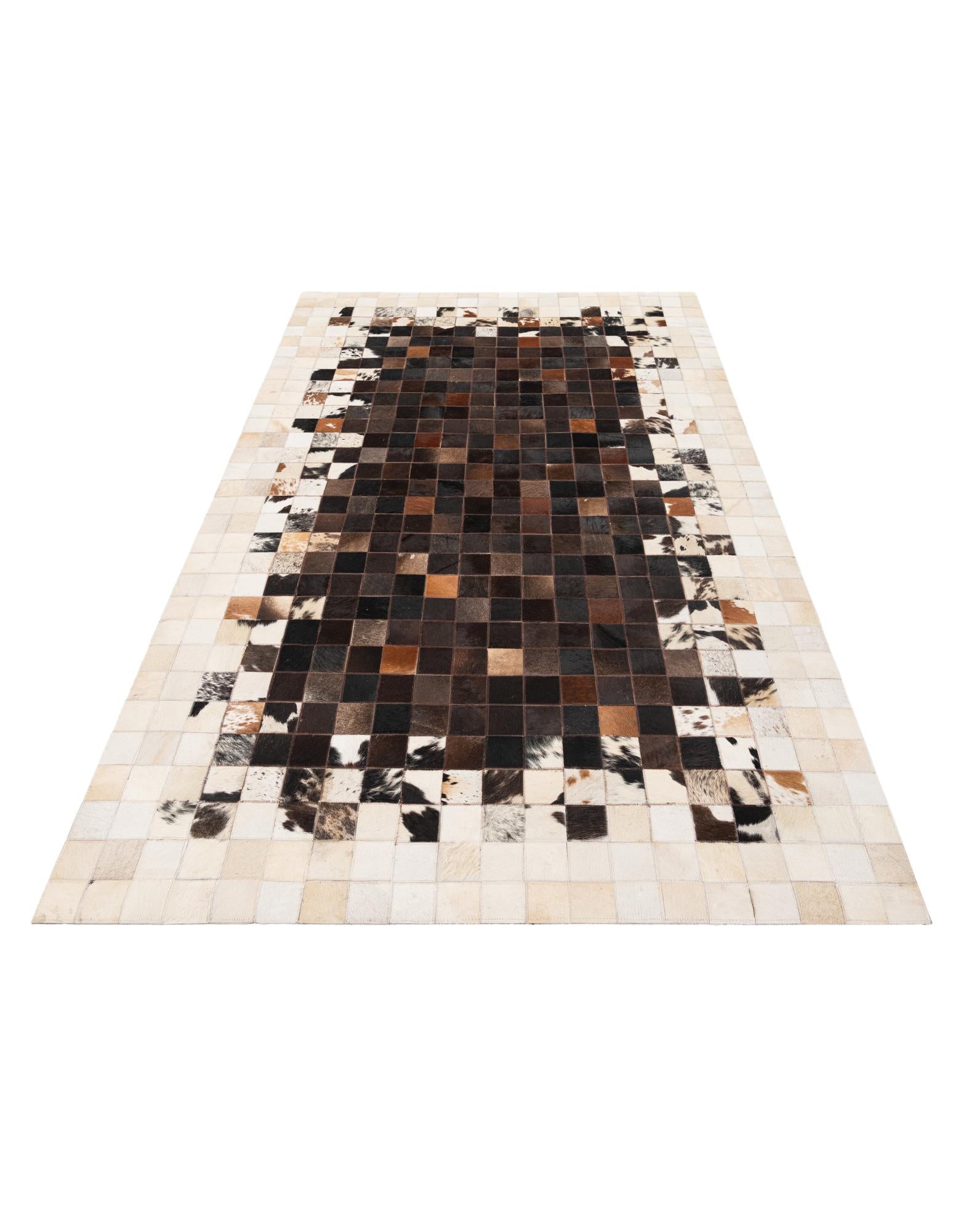 5' x 7' 11 Cowhide Stocks Rug