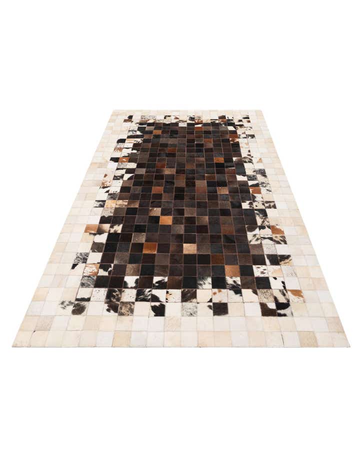 5' x 7' 11 Cowhide Stocks Rug