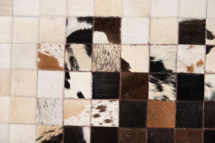 5' x 7' 11 Cowhide Stocks Rug