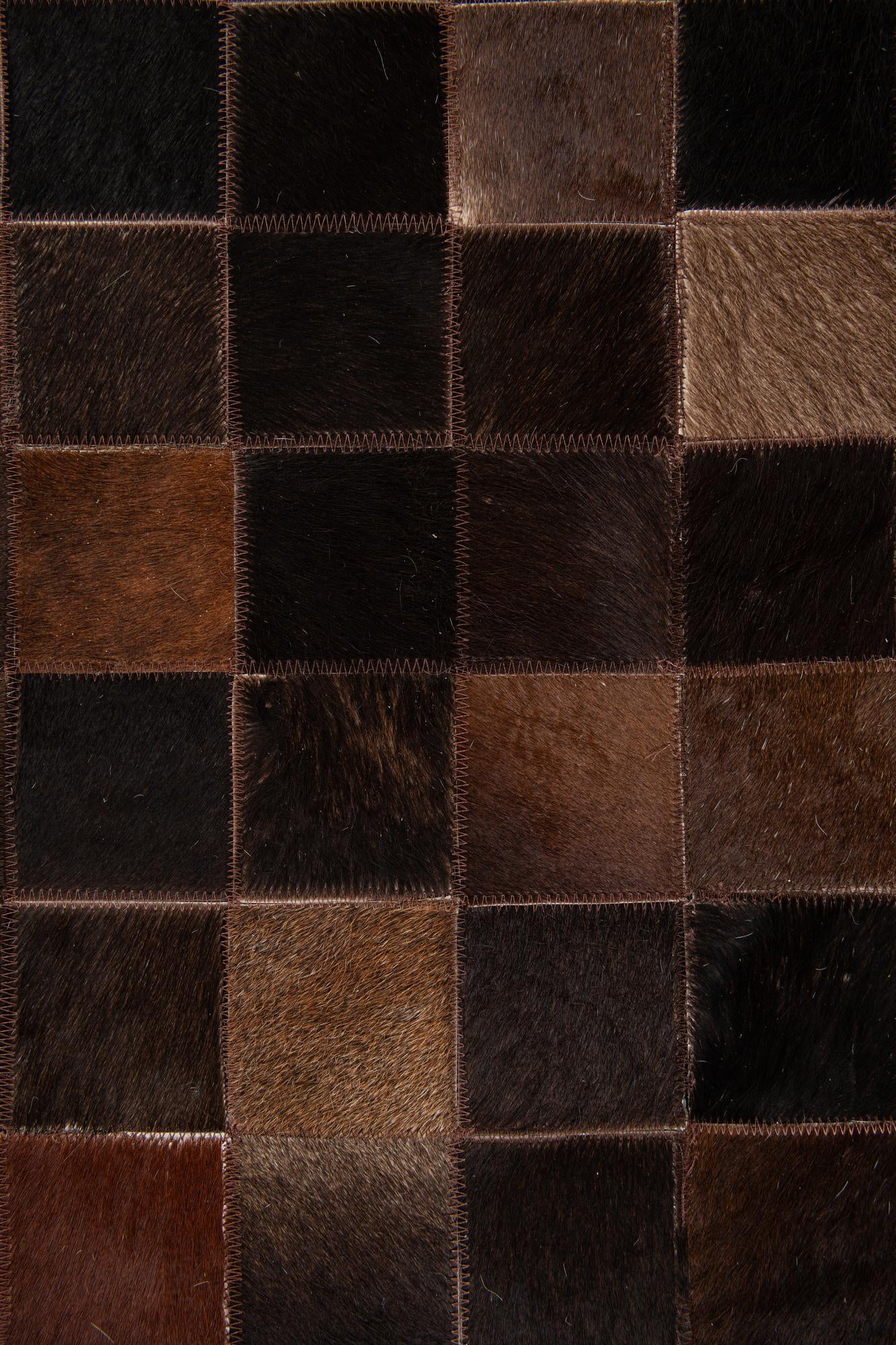 5' x 7' 11 Cowhide Stocks Rug