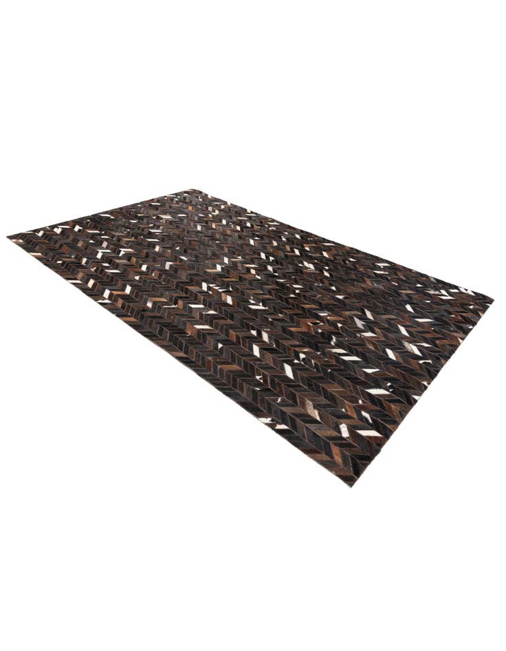 Detail image of 5' x 8' Cowhide Stocks Rug