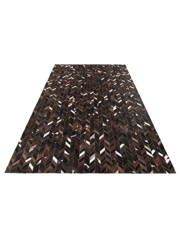5' x 8' Cowhide Stocks Rug