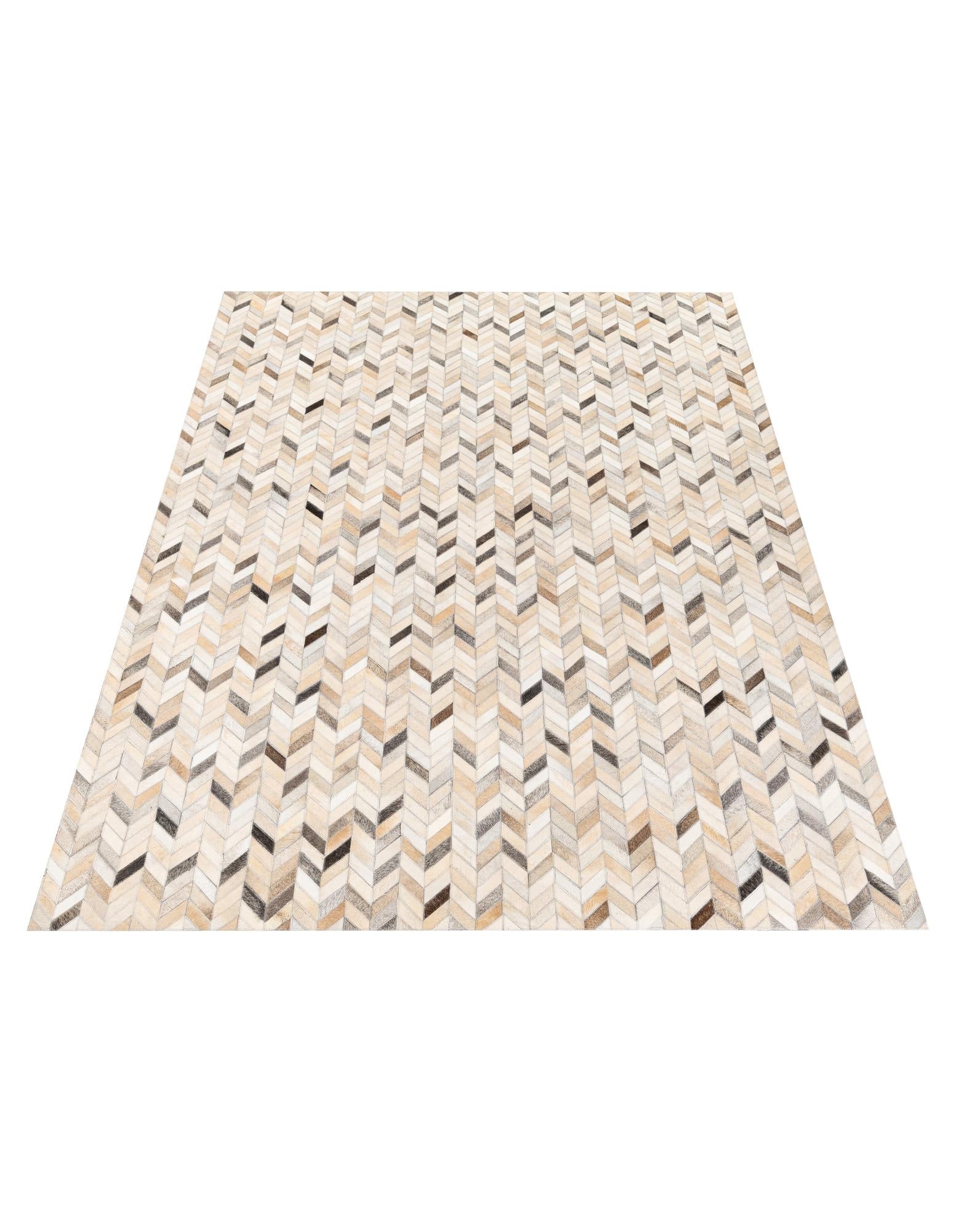 5' 7 x 7' 11 Cowhide Stocks Rug