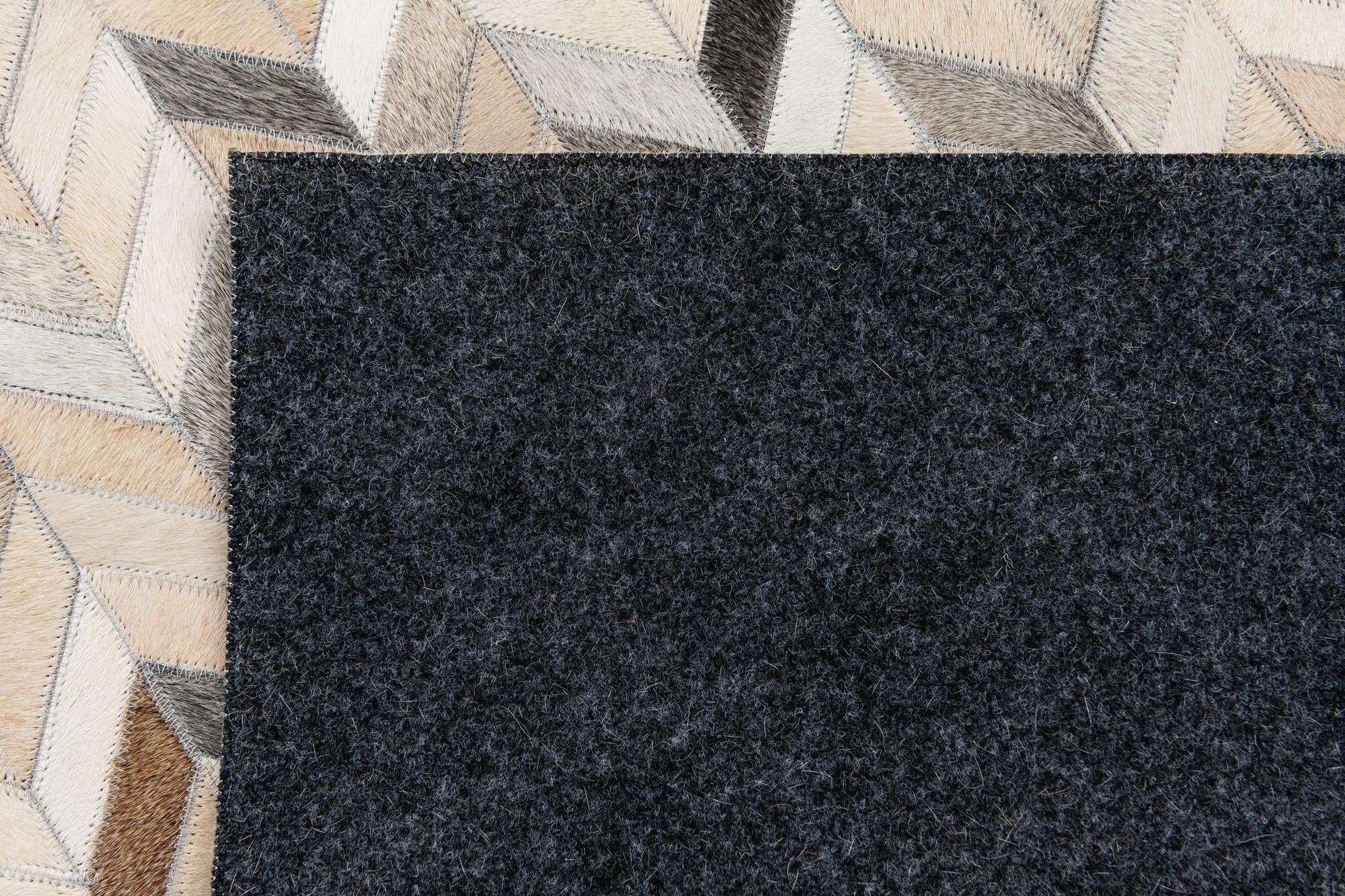 5' 7 x 7' 11 Cowhide Stocks Rug