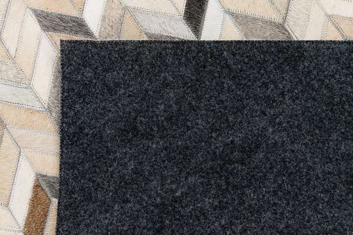 5' 7 x 7' 11 Cowhide Stocks Rug