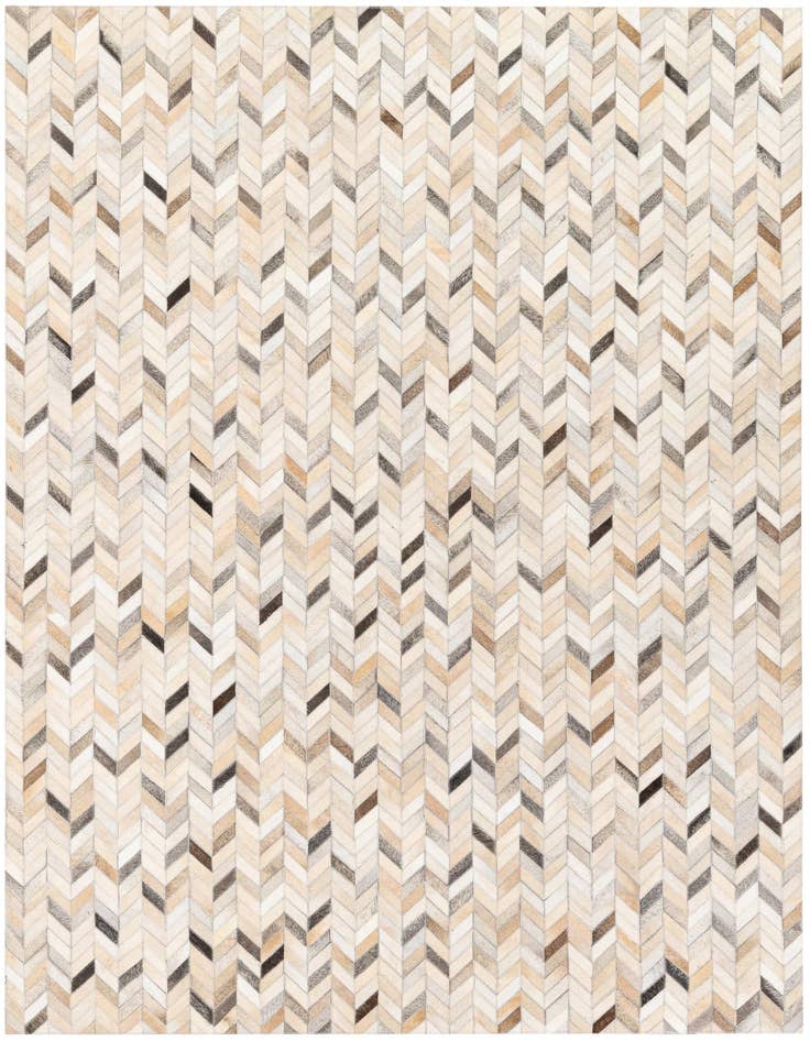 Detail image of 5' 7 x 7' 11 Cowhide Stocks Rug