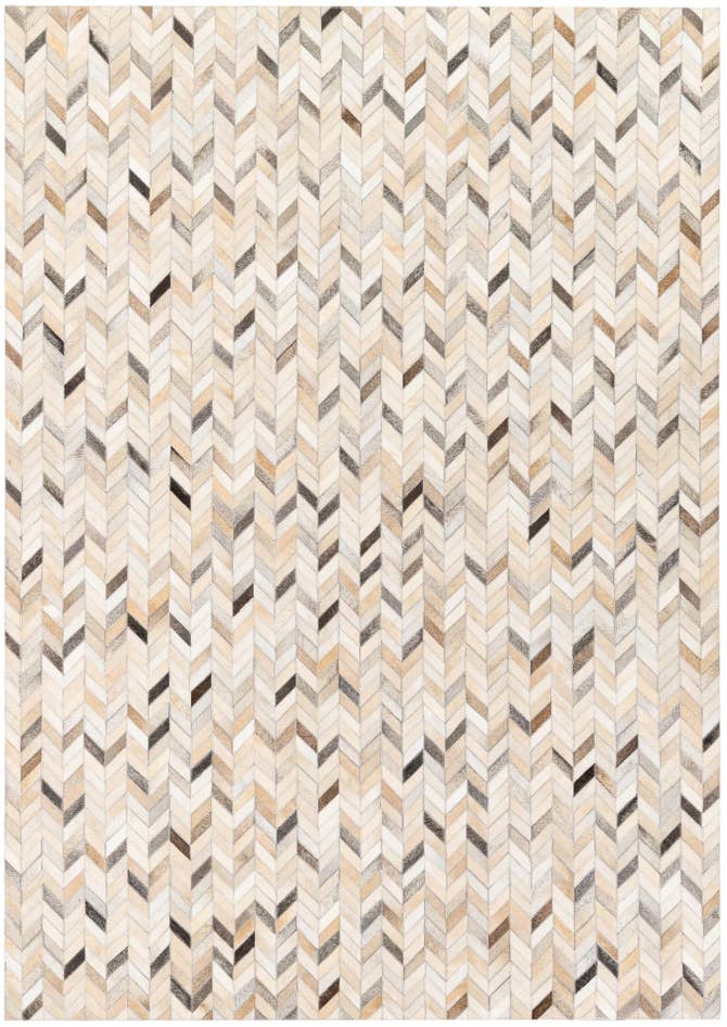 Detail image of 5' 7 x 7' 11 Cowhide Stocks Rug