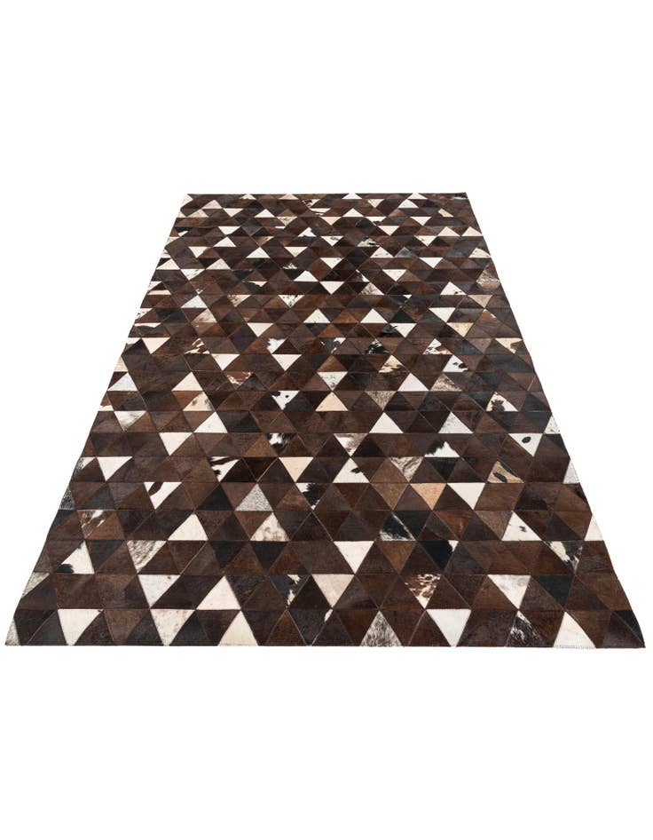 Detail image of 5' x 8' Cowhide Stocks Rug