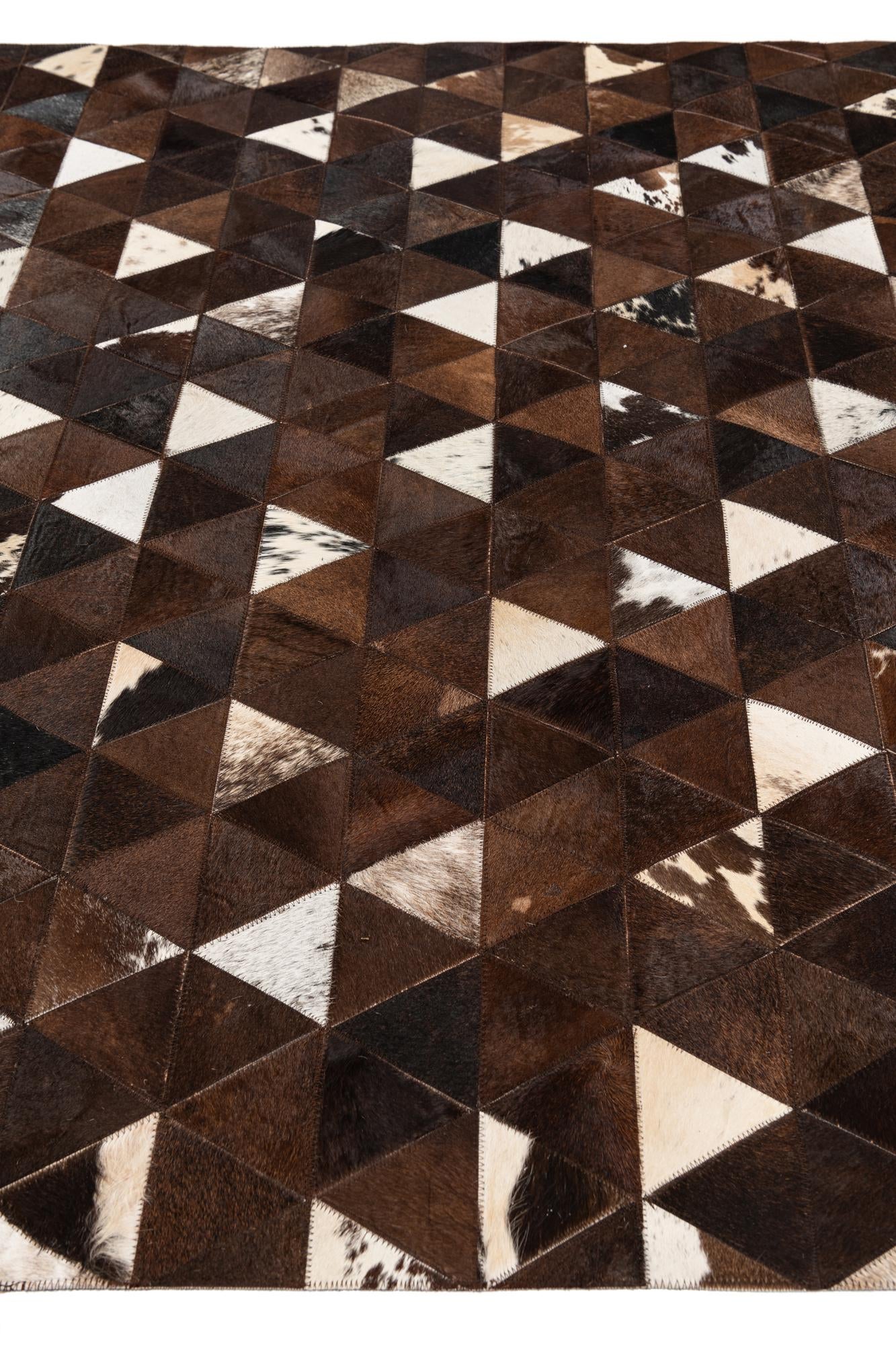 5' x 8' Cowhide Stocks Rug
