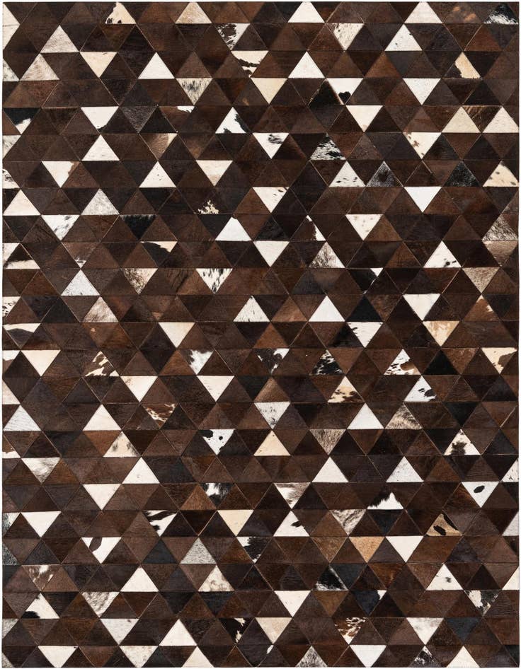 Detail image of 5' x 8' Cowhide Stocks Rug
