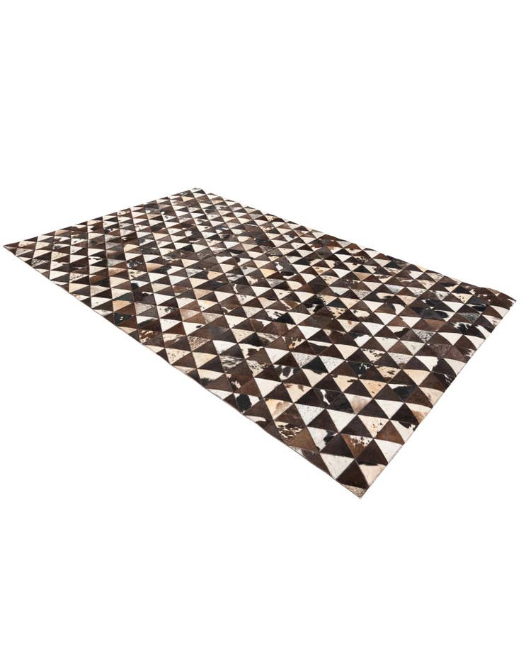 Detail image of 5' x 8' Cowhide Stocks Rug