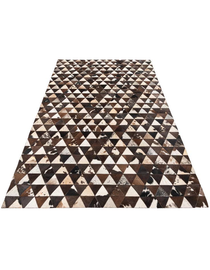 Detail image of 5' x 8' Cowhide Stocks Rug