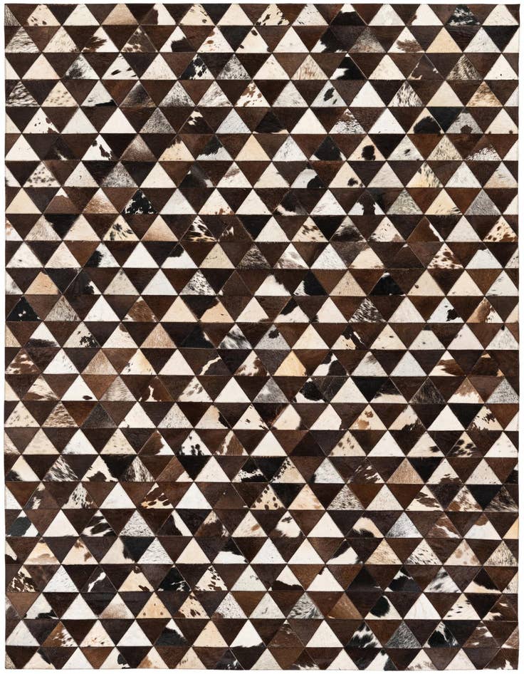 Detail image of 5' x 8' Cowhide Stocks Rug
