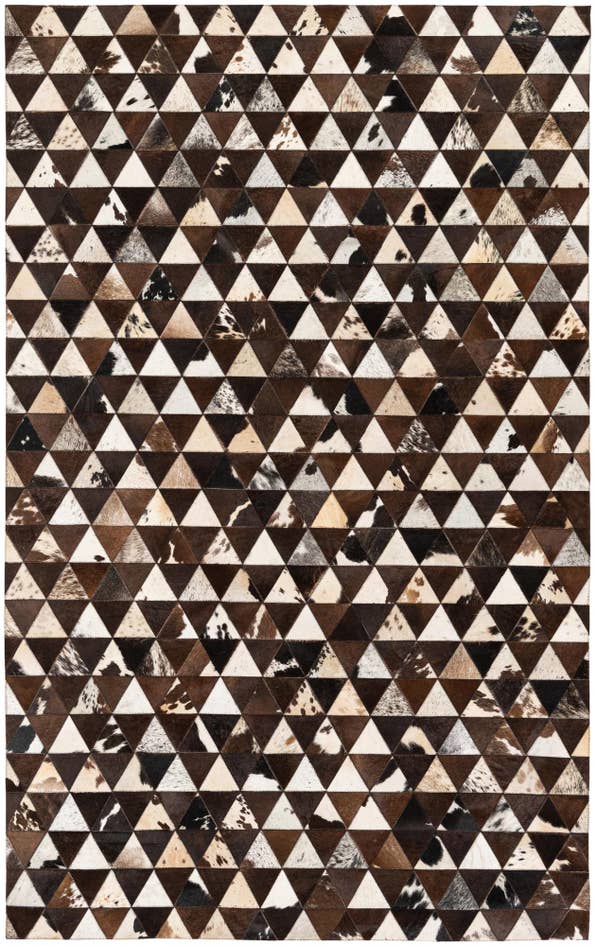 Detail image of 5' x 8' Cowhide Stocks Rug