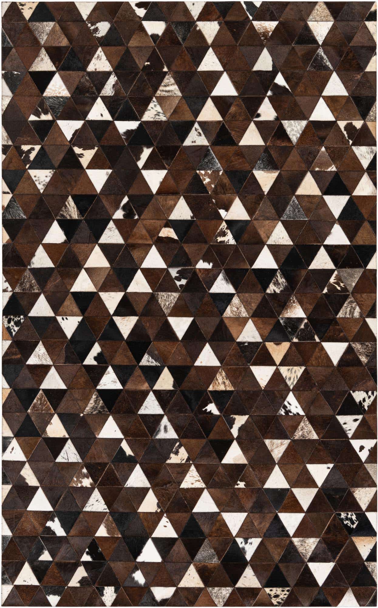 5' x 8' 1 Cowhide Stocks Rug
