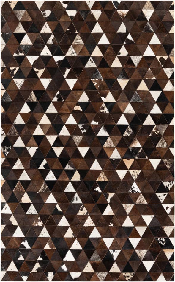 Detail image of 5' x 8' 1 Cowhide Stocks Rug