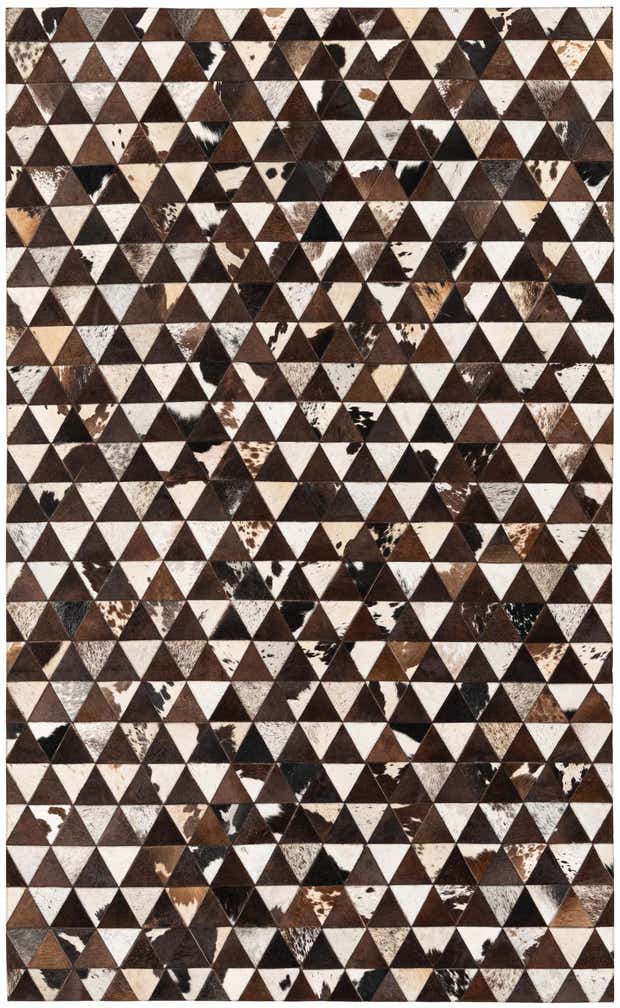 5' x 8' 1 Cowhide Stocks Rug