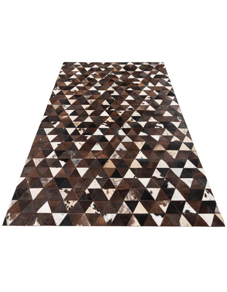 Detail image of 5' x 8' Cowhide Stocks Rug
