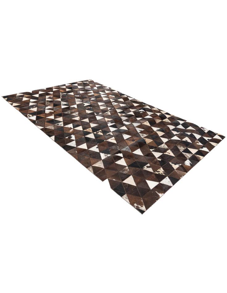 Detail image of 5' x 8' Cowhide Stocks Rug