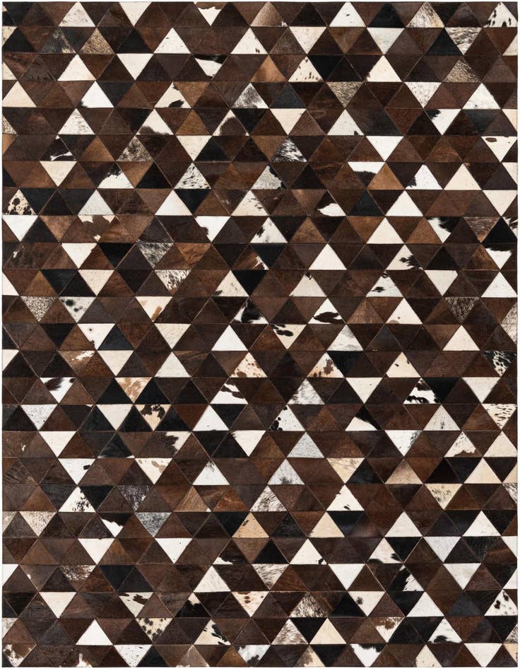 Detail image of 5' x 8' Cowhide Stocks Rug