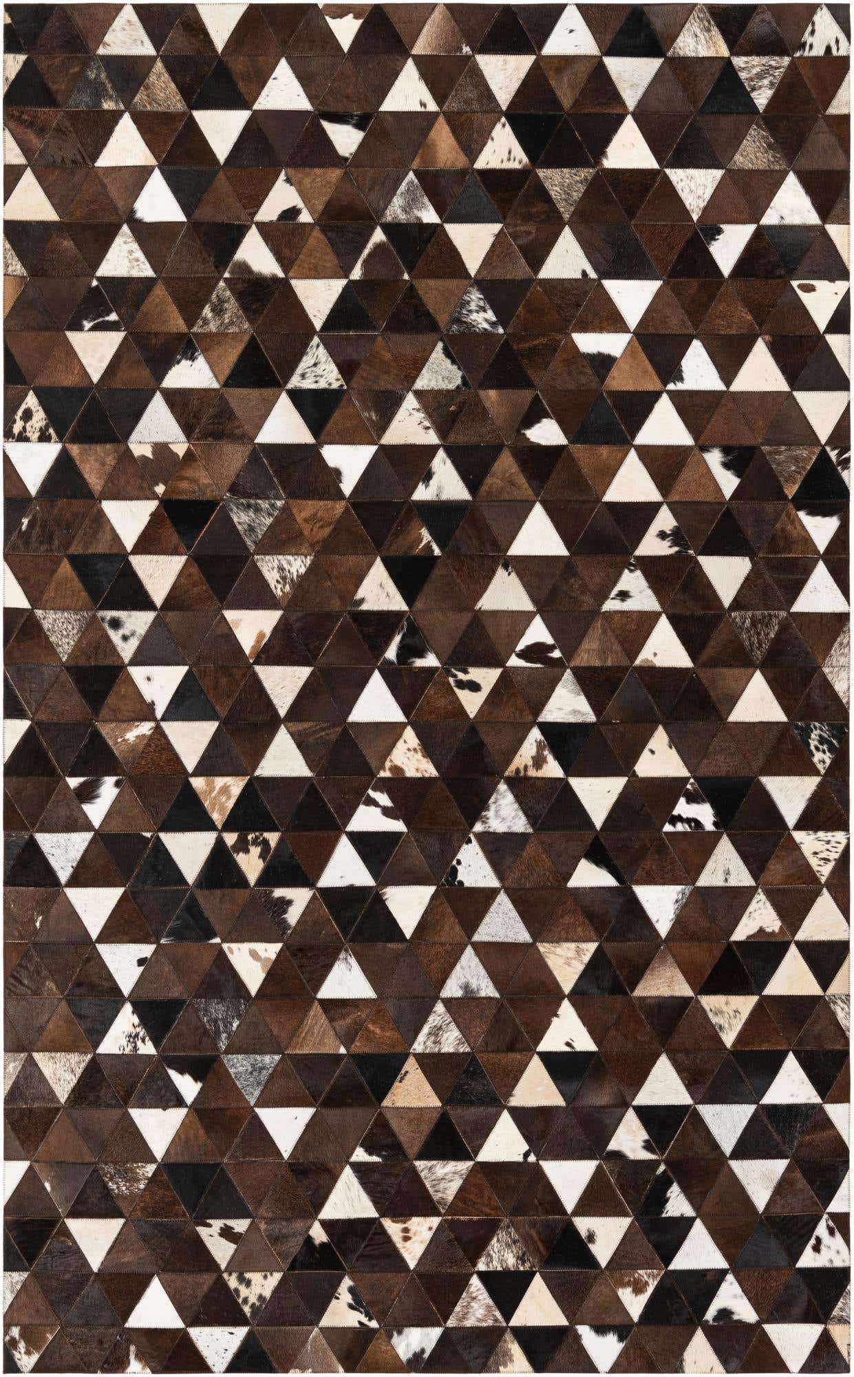 5' x 8' Cowhide Stocks Rug