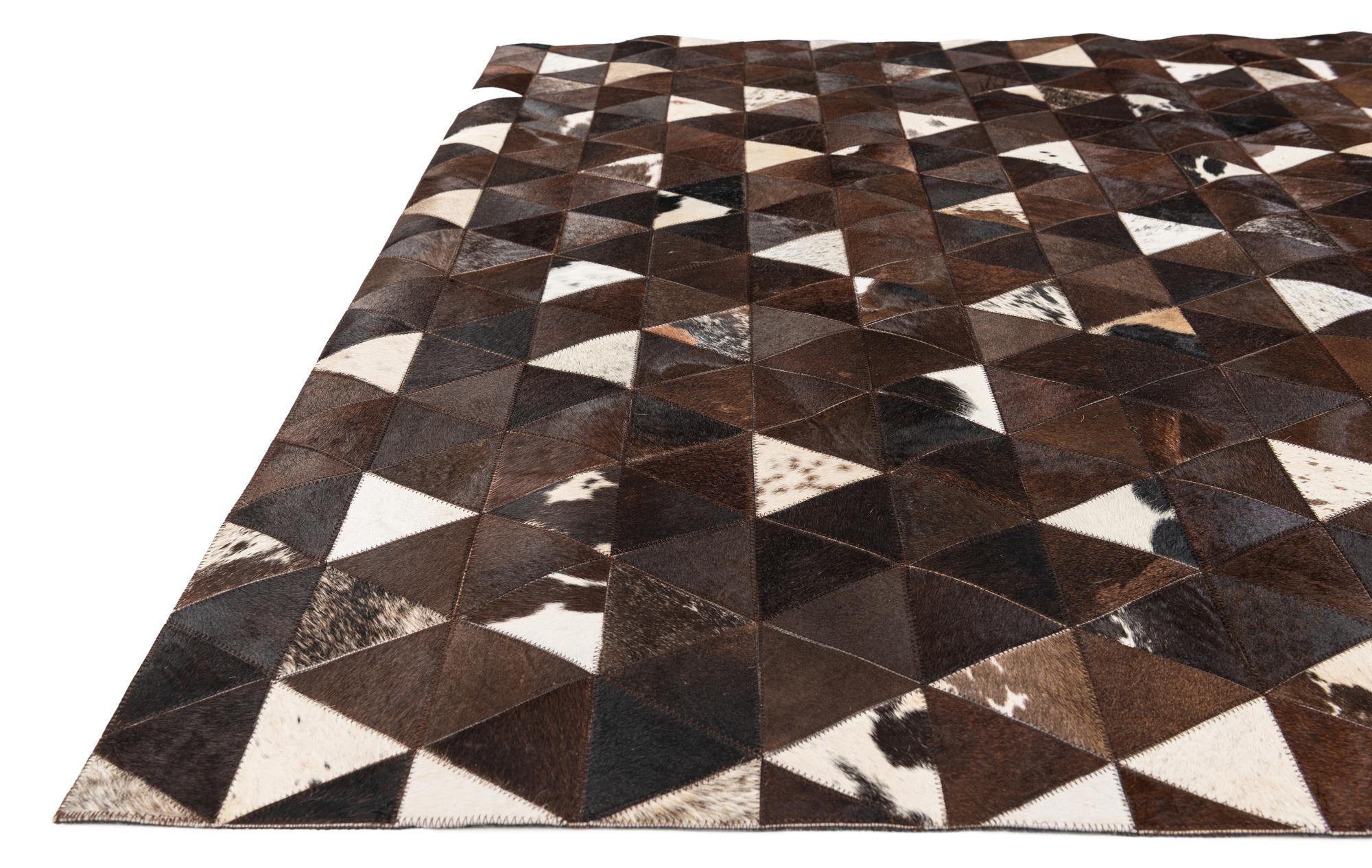 5' x 8' 1 Cowhide Stocks Rug