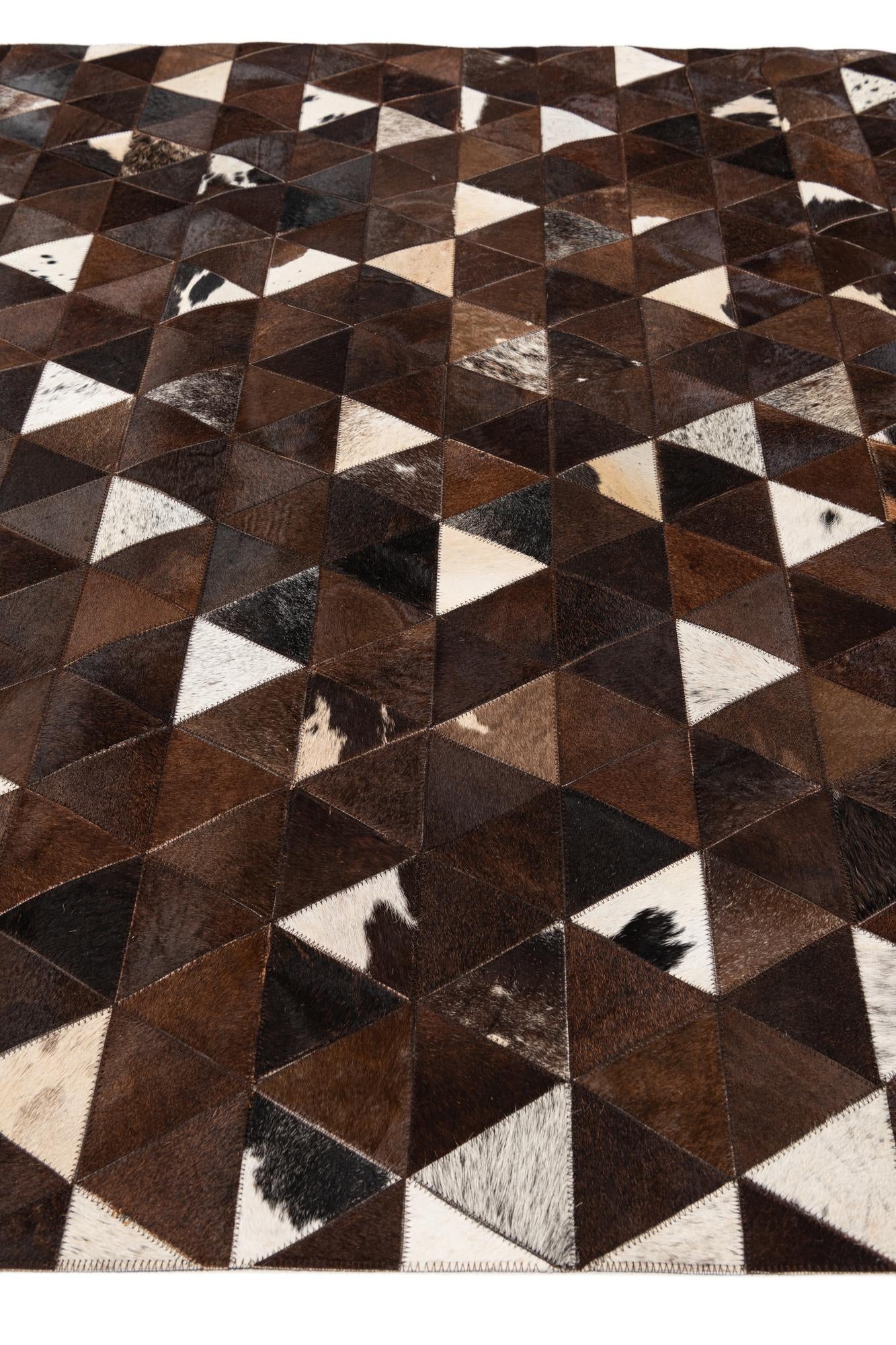 5' x 8' 1 Cowhide Stocks Rug