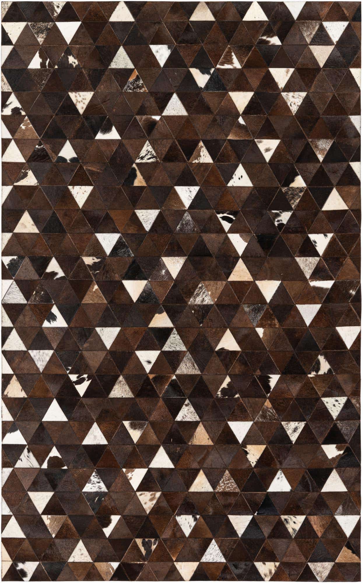 5' x 8' 1 Cowhide Stocks Rug