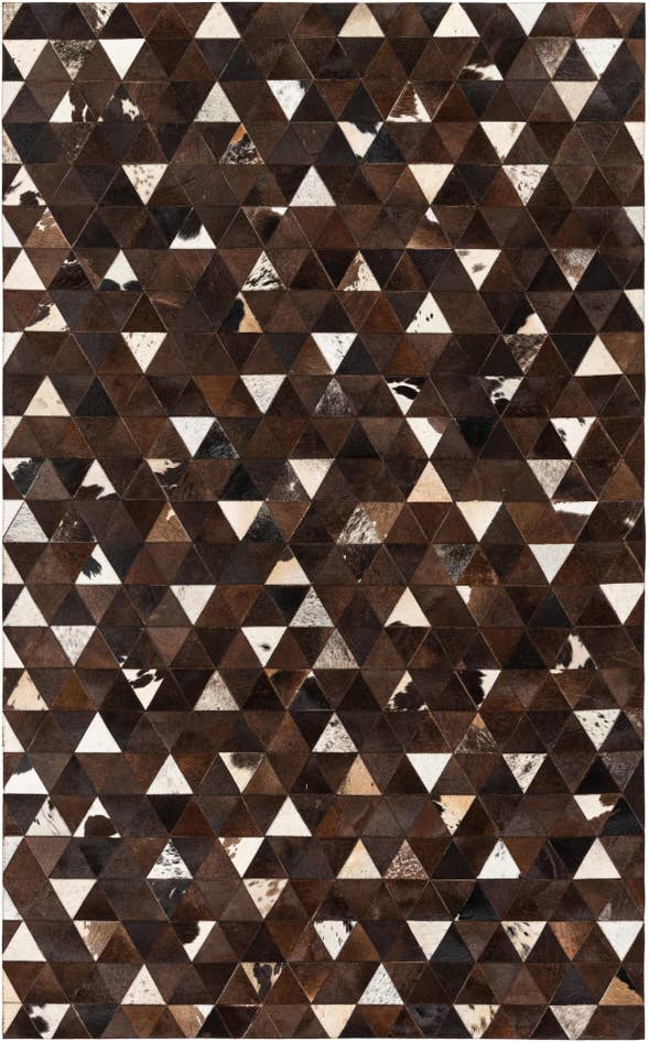 Detail image of 5' x 8' 1 Cowhide Stocks Rug