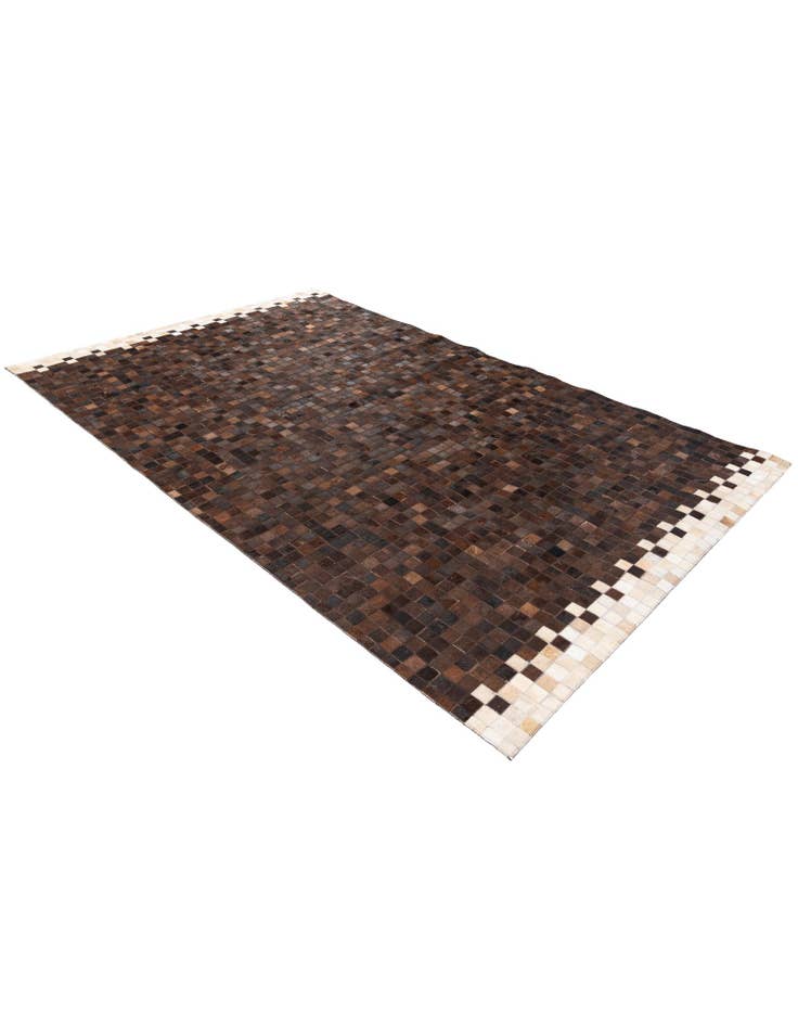 Detail image of 5' x 7' 11 Cowhide Stocks Rug