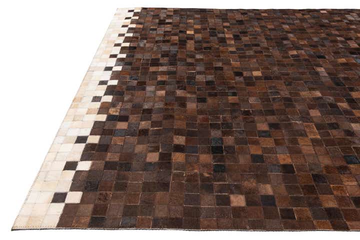 5' x 7' 11 Cowhide Stocks Rug